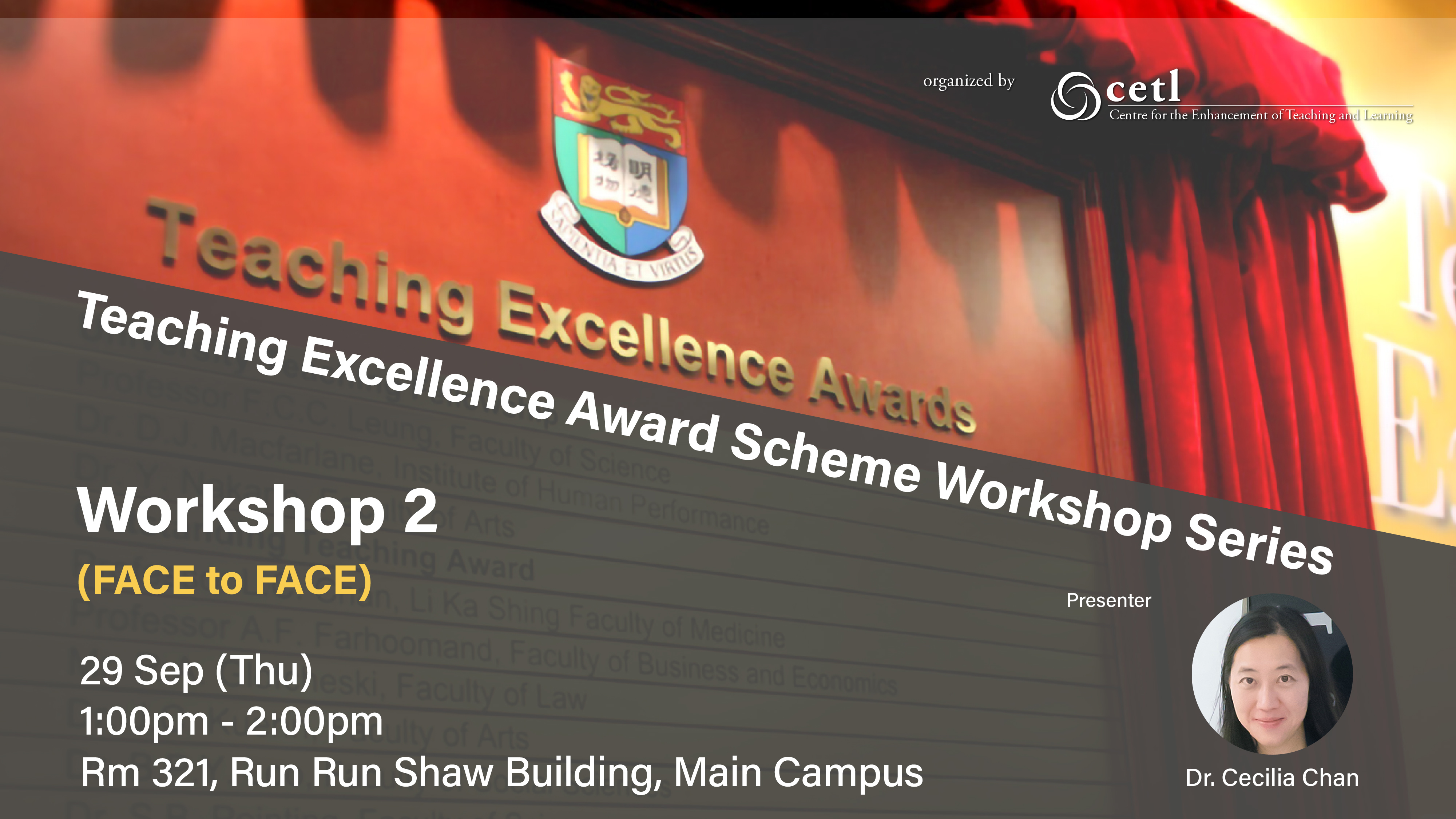 TEA Scheme Workshop Series 2022 (Face to Face) Workshop 2