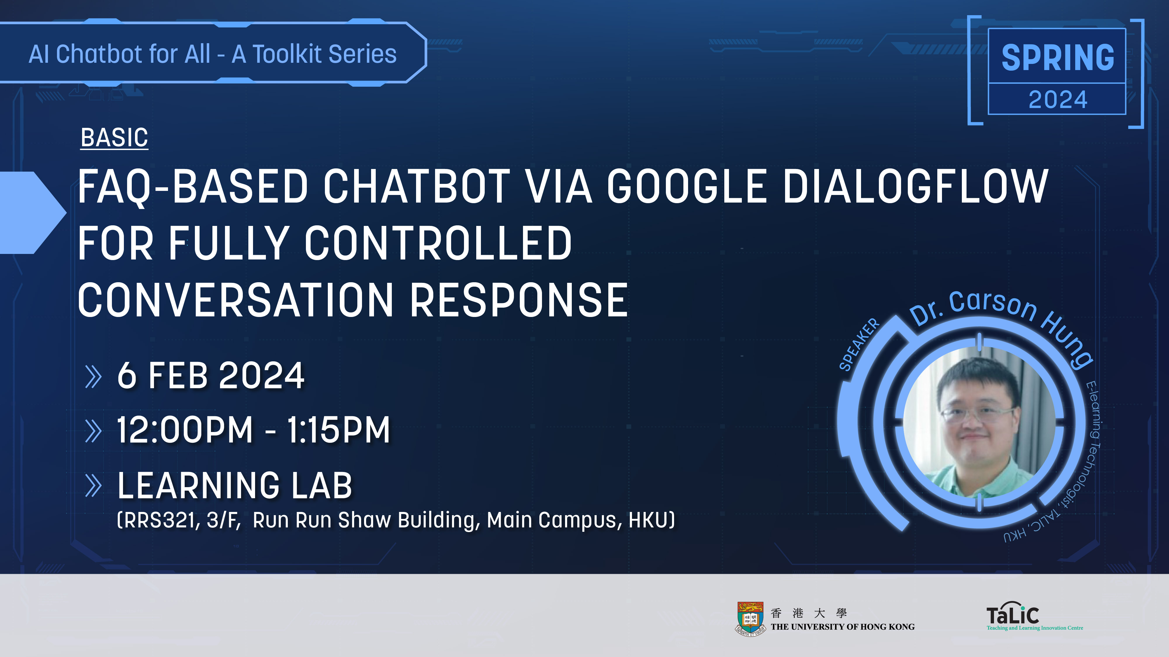 (Basic) FAQ-based chatbot via Google Dialogflow for fully controlled conversation response